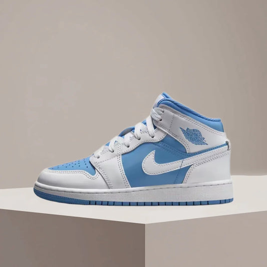 Unisex Mid-Top Mesh Basketball Sneakers – Non-Slip Sole