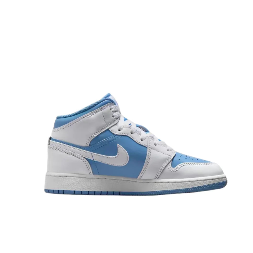 Unisex Mid-Top Mesh Basketball Sneakers – Non-Slip Sole