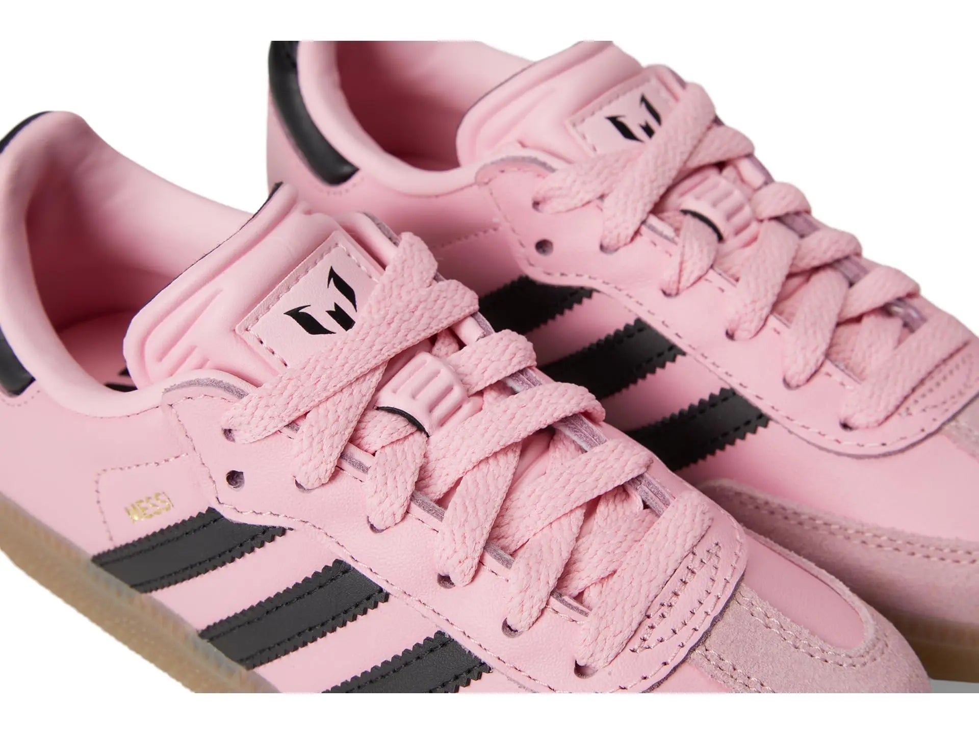 Unisex Samba Messi J Indoor Leather Walking Shoes